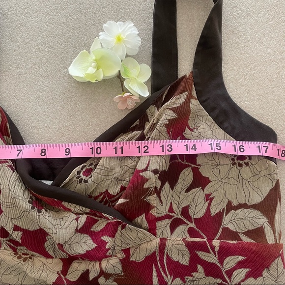 Nine West Silk Surplice Sleeveless Top 14 - Picture 8 of 10